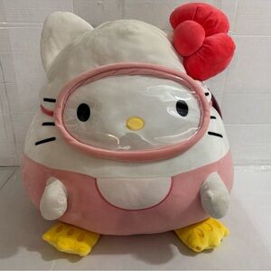 RARE New with Tags 24" XL Sanrio Hello Kitty Scuba Squishmallow Jumbo Pink